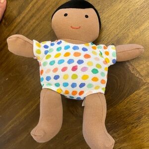 Lovevery Organic Cotton Baby Doll
Plush Tan Brown 8" Montessori